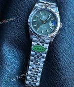 CBD Factory Rolex Datejust Green Face 41mm Dandong 3235 Movement SS Jubilee Band Watch